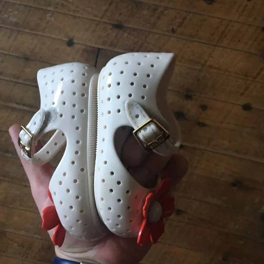 Mini Melissa tan rubber
